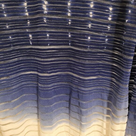 New directions long sleeve ombre sheer top - Picture 3 of 5